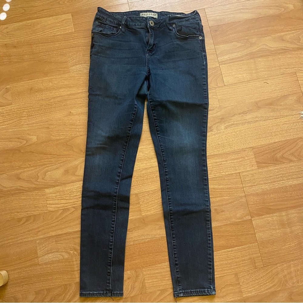Bullhead Super High Rise Skinniest Blue Jeans - Picture 2 of 7
